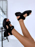 "OBSESSION AL23" vasaras sandales - melnas